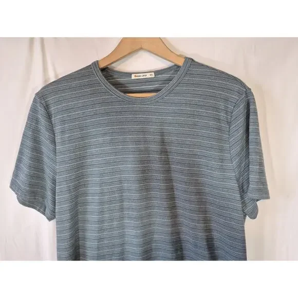 Marine Layer Signature Jacquard Crew T-Shirt M / L - Picture 6 of 11